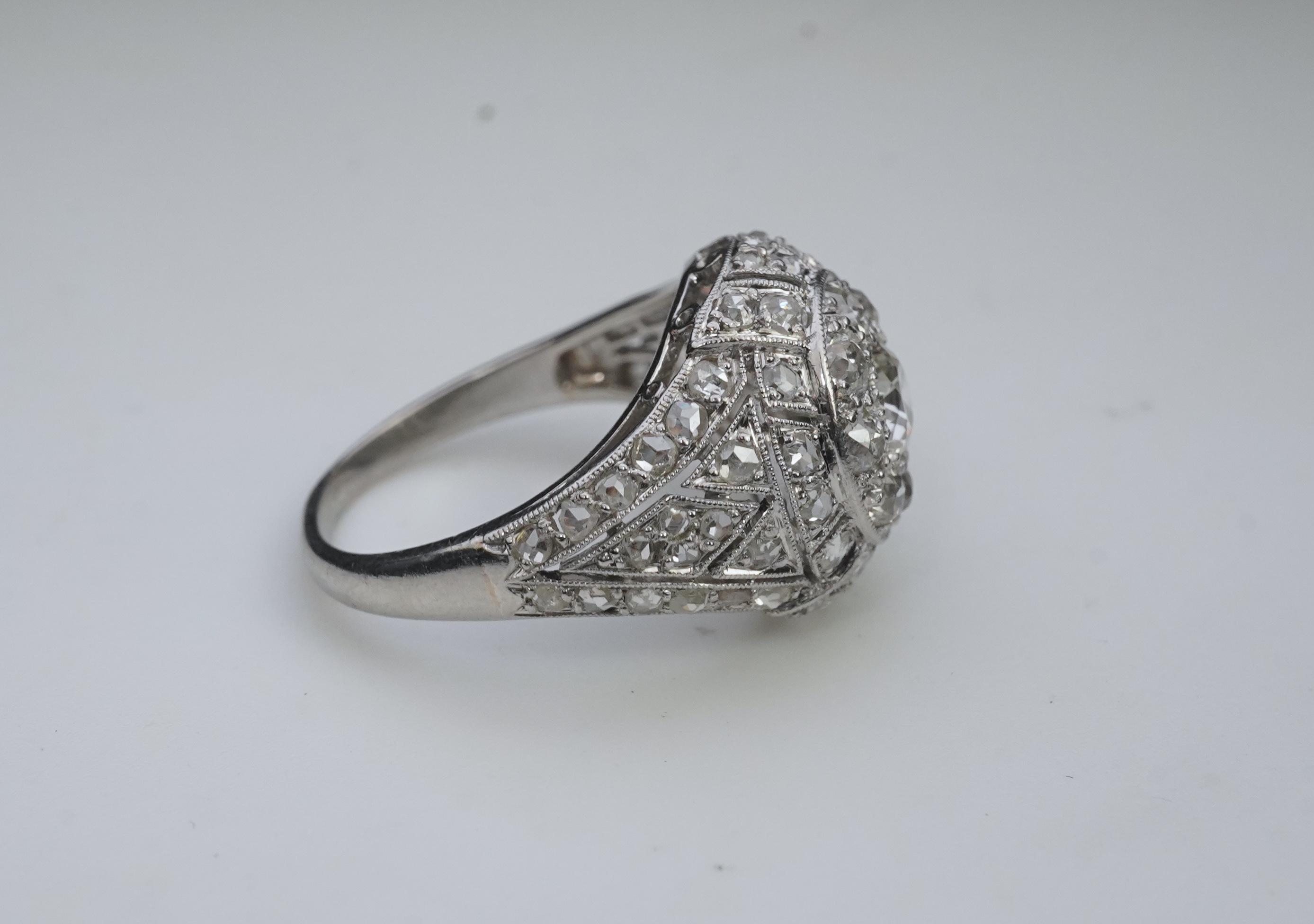 A diamond dress ring